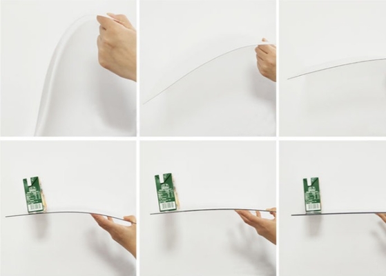 แสดงแผ่นพลาสติก PETG บาง 4x8 Ft แผ่นเทอร์โมพลาสติกใส