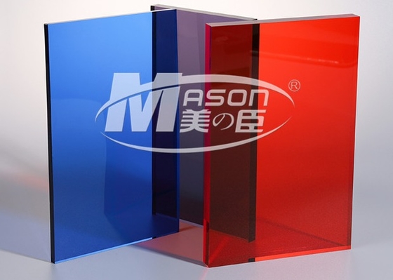 4x6 Feet Color แผ่นอะครีลิค High Gloss 3mm Perspex Glass Sheet