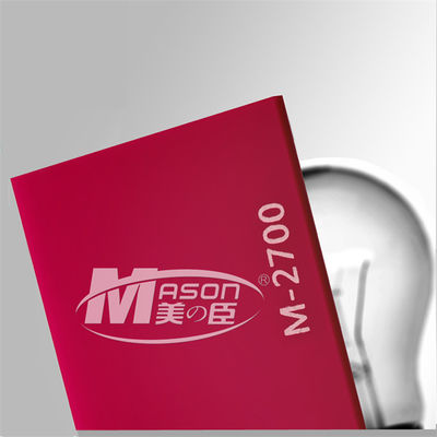 Lucite MMA 3mm 4mm 5mm สีแผ่นอะครีลิคสำหรับการตัดด้วยเลเซอร์