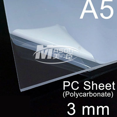 บอร์ด PC แผ่นโพลีคาร์บอเนตใส 3 มม. 4 มม. 5 มม. ใช้สำหรับโฆษณา