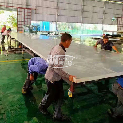 70mm 80mm แผ่นแก้วอะครีลิคสำหรับพิพิธภัณฑ์สัตว์น้ำ Plexiglass Sheets