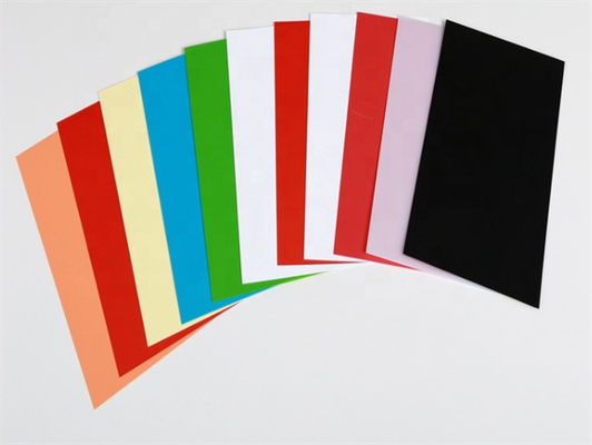 สีขาว สีดำ สีแดง สีเหลือง สีชมพู แผ่น แผ่นพลาสติก ABS 48X48 สี