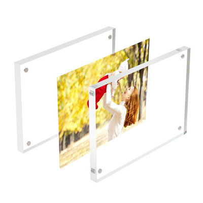 กรอบรูปอะคริลิคใสกันน้ำอะคริลิคพลาสติก 4x6 นิ้ว 10+10mm
