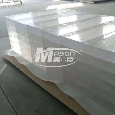 100% PMMA หนา Plexiglass แผ่นอะคริลิค Fish Aquarium สระว่ายน้ำ