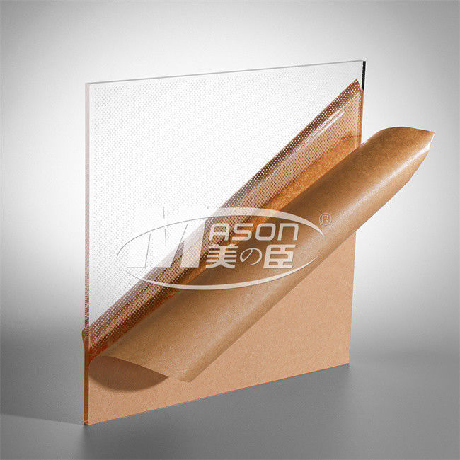 วัสดุบริสุทธิ์ 100% แผ่นอะคริลิคใส แผ่นพลาสติก Perspex แผ่นอะคริลิค