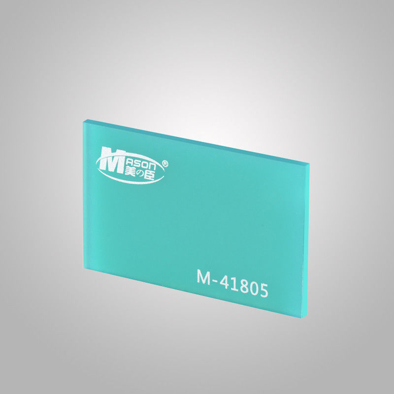 แผ่นอะคริลิคสีหล่อ สีฟ้า ขนาด 4x8 ฟุต แผงพลาสติกสำหรับผนัง