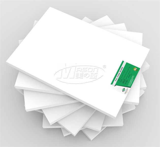 1220x2440mm 4mm 0.45 แผงความหนาแน่น PVC Foam Board สำหรับการพิมพ์ UV
