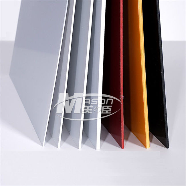 Acrylonitrile สีทึบ 5mm แผ่นพลาสติก ABS ทนกรด