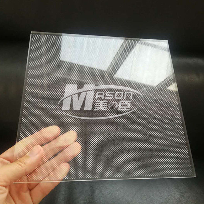 Laser DOT Hight Transmittance Light Guide Plate LGP สำหรับไฟ LED