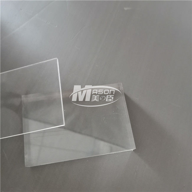 6 มม. 1220x2440 ทนต่อการขีดข่วนอะคริลิคใส Perspex Plexiglass อะคริลิคแผ่นพลาสติก